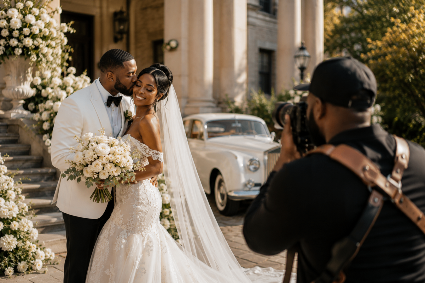Wedding photography (8hr) + same-day gallery